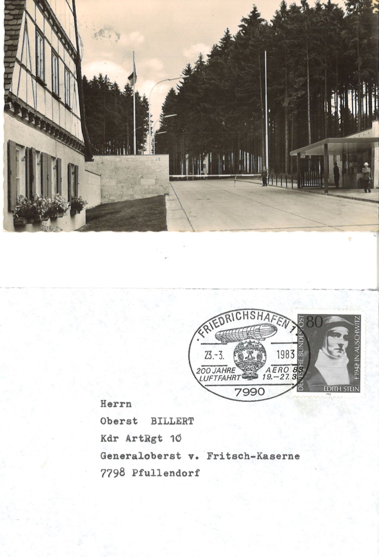 Lot Ansichtskarten Kasernen in Bad Kissingen, Friedrichshafen und Kötzting. Kaiserzeit, 3. Reich und - Image 2 of 4