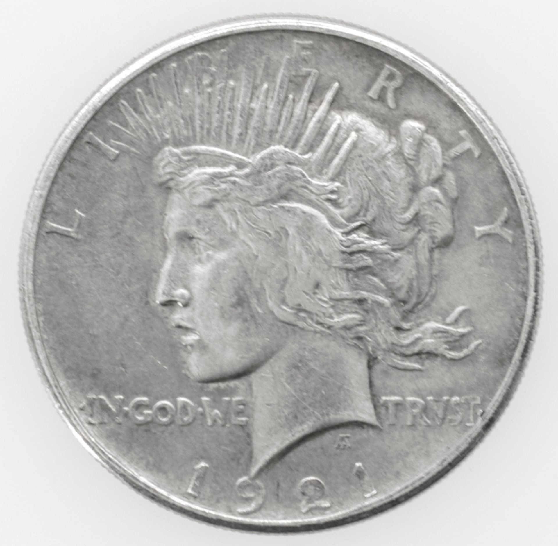 USA 1921, 1 Dollar, Morgan Dollar, Silber. Erhaltung: ss.