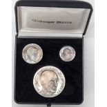Medaillen - Set "Papst Paul VI." Silber 999,9. Im Etui. Erhaltung: ss.