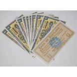 A SEQUENTIAL RUN OF ROYAL BANK OF SCOTLAND ONE POUND NOTES, 2ND APRIL 1963, NUMBER 103056 THROUGH TO