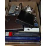BOX - ASSORTED CASED AND LOOSE EP CUTLERY AND FLATWARE