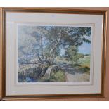 TWO SIGNED PRINTS AFTER JAMES McINTOSH PATRICK, 'THE ARTISTS STUDIO' NO. 307 OF 850, AND ANOTHER 'AN