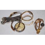 A COLLECTION OF ASSORTED VINTAGE LADIES AND GENTS WRISTWATCHES, TO INCLUDE EXAMPLES BY LORUS,