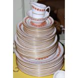 A COLLECTION OF SPODE 'PROVENCE TERRA ROSSA' TO INCLUDE DINNER PLATES, SOUP BOWLS, DESSERT BOWLS,