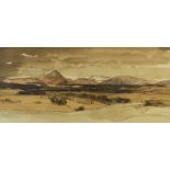•AR TOM HOVELL SHANKS RSW RGI PAI (1921 - 2020), BEN LOMOND FROM BALFRON, WATERCOLOUR, SIGNED