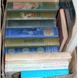 BOX OF ASSORTED BOOKS, ANTIQUE REFERENCE AND OTHERS