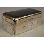 A CHESTER SILVER RECTANGULAR SHAPED BOX, 4.4 TROY OZ