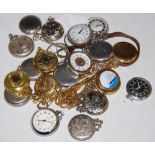 A BAG OF ASSORTED POCKET WATCHES