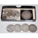 A COLLECTION OF ASSORTED 19TH CENTURY AND LATER COINAGE