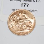 A GEORGE V GOLD SOVEREIGN, DATED 1911