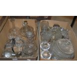 TWO BOXES OF ASSORTED MIXED GLASSWARE