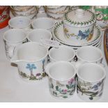 A PORTMEIRION BOTANIC GARDEN PATTERN PART COFFEE SET