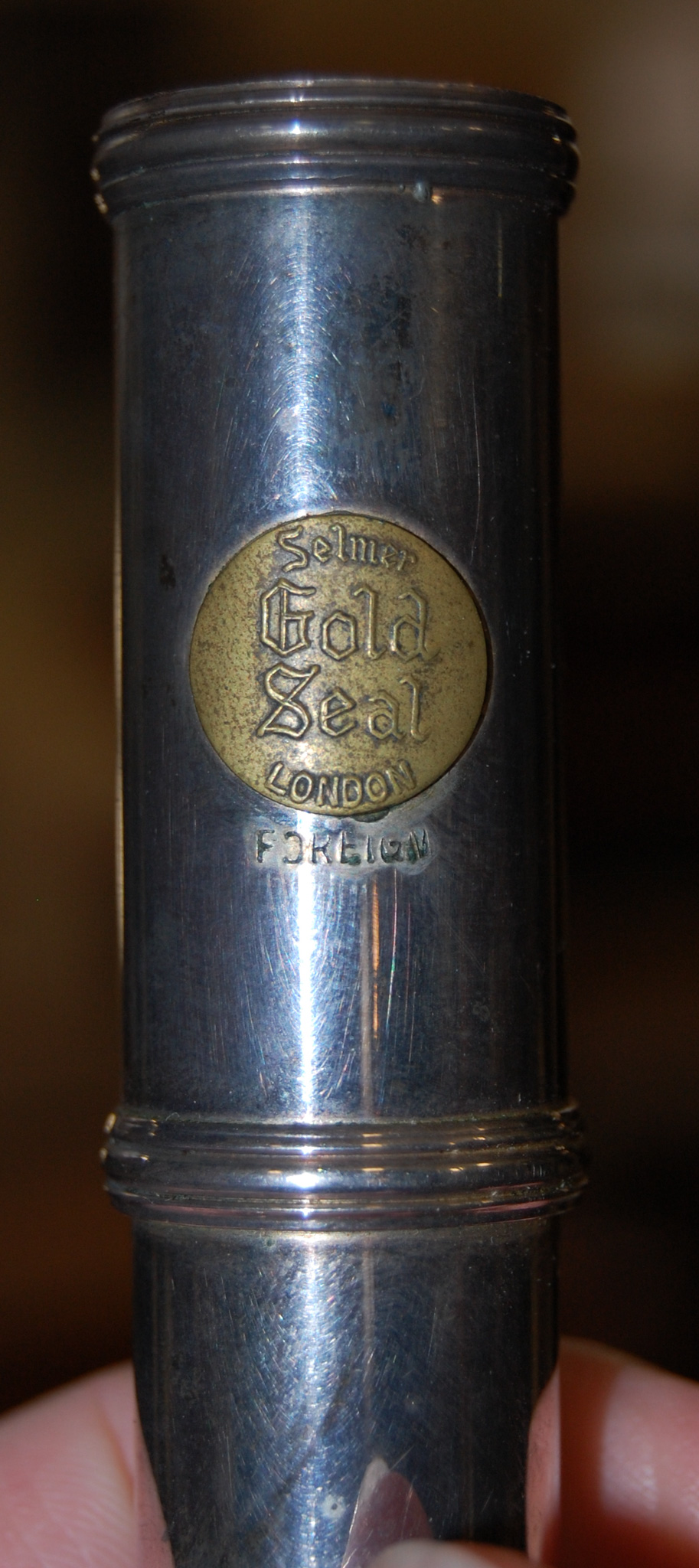 A 20TH CENTURY FLUTE 'SELMER GOLD SEAL, LONDON' - Image 2 of 2