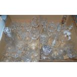 TWO BOXES OF ASSORTED GLASSWARE