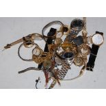 A BAG OF ASSORTED WRISTWATCHES