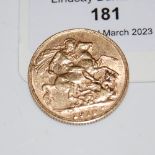 AN EDWARD VII GOLD SOVEREIGN, DATED 1910