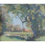 D Gordon Shields (1888-1943) In East Lothian oil on board, signed lower left and inscribed verso