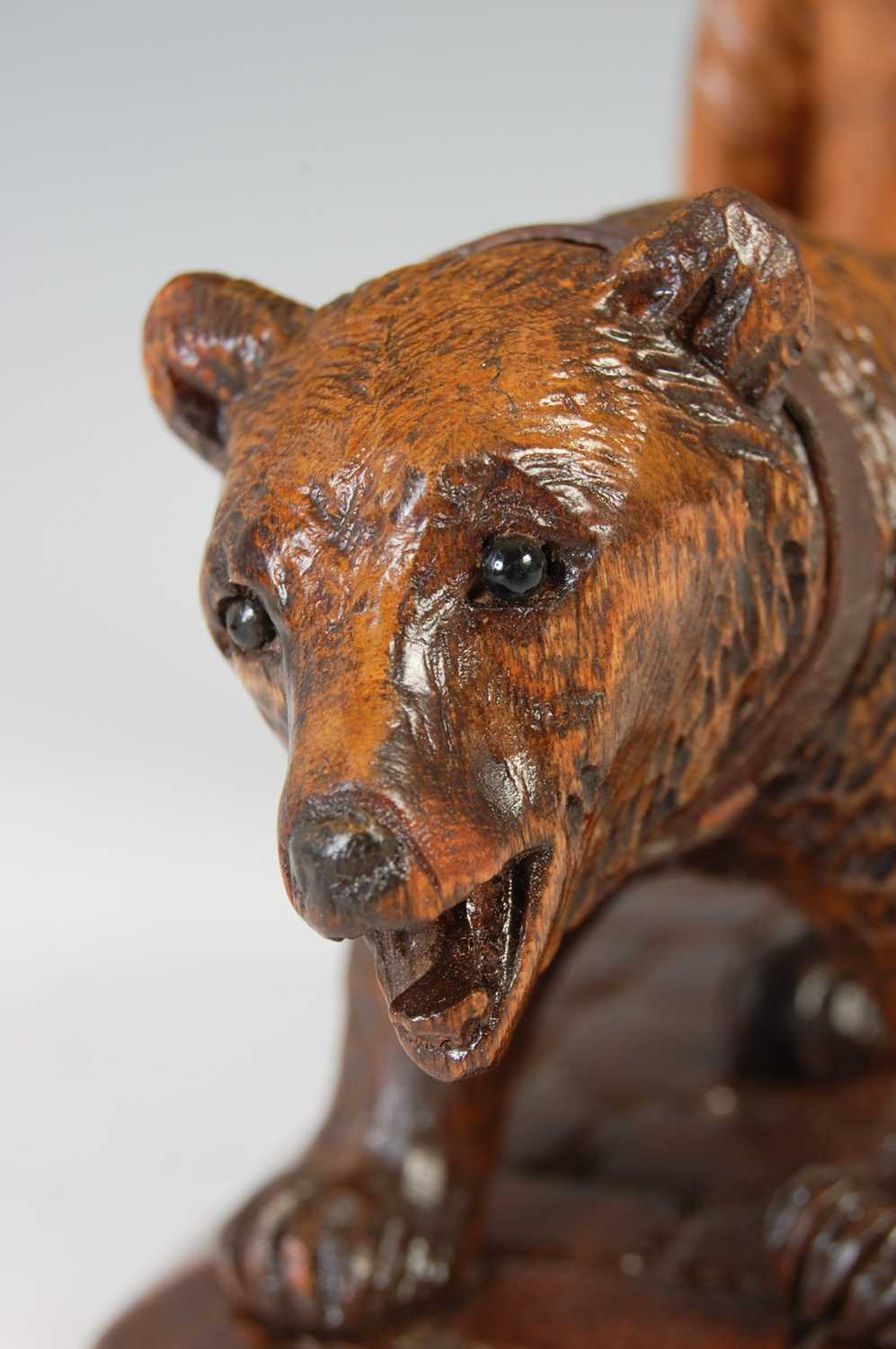 An amusing Black Forest double bear group, 16cm high x 18cm wide - Image 4 of 7