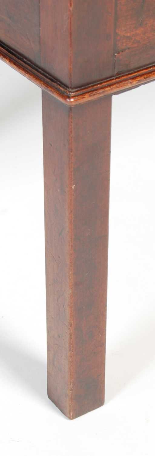 A 19th century George III style mahogany bottle stand, of rectangular form with six division - Image 4 of 6