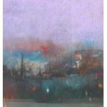 ARR AR Matthew Draper (b.1973) Nightime landscape pastel on paper, signed and dated 2000 lower right
