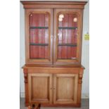 A Victorian mahogany bookcase