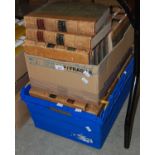 Two boxes - twenty-five volumes of 'Morrison's Decisions', together with one leather bound volume of