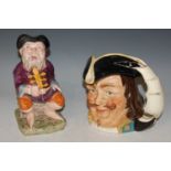 A Royal Doulton character jug 'Captain Henry Morgan' D6467, together with a Melba Ware character