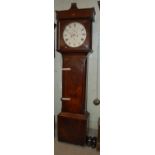 A 19th century mahogany and boxwood lined longcase clock, James Robertson, Pomarium, Perth, the
