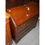 A George III mahogany bureau