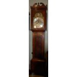 A 19th century mahogany longcase clock, John Jack, Nemphler, the brass dial with silvered chapter
