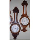 Two Victorian barometers, one inscribed 'Neill, Belfast'