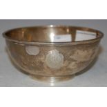 A Sheffield silver footed bowl, 5.6 troy ozs