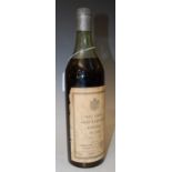 One bottle of 'Very Choice Old Liqueur Cognac', 1893 vintage, bottled by 'Ehrmann & Ehrmann'