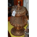 A vintage copper Kashmiri style samovar/ kettle