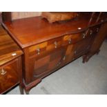 An early 20th century mahogany sideboard