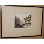 Louis Conrad Rosenberg ARE (American 1890 - 1983), 'House of the Salmon', etching signed in pencil