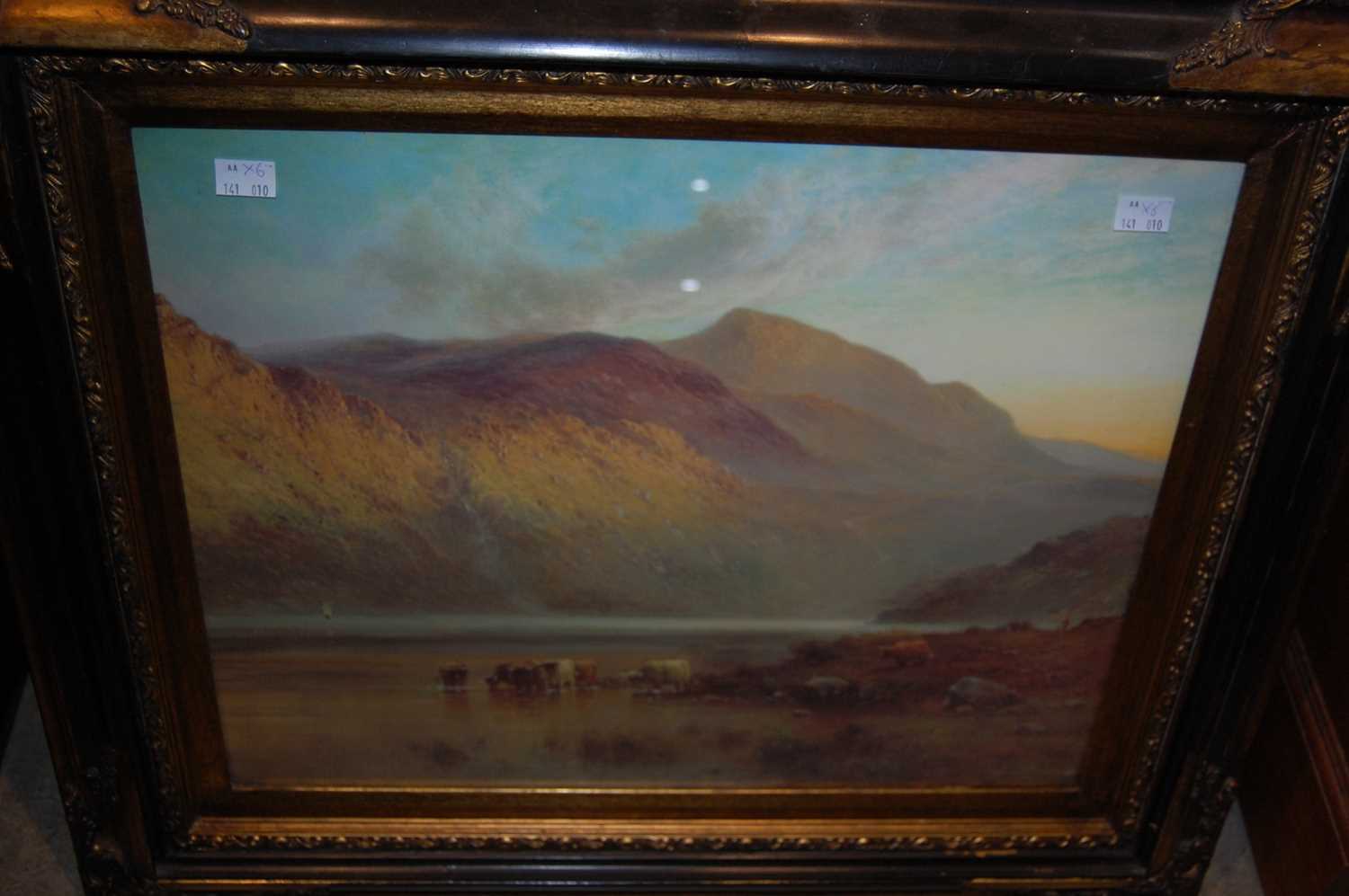 A group of six decorative pictures and prints to include 'Lochaber No More', John Blake McDonald ( - Image 5 of 6