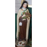 A composite figure of St Therese of Lisieux, the reverse indistinctly marked, 'Made in Holland'?