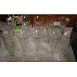 A collection of assorted glassware