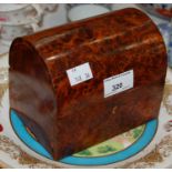 A Thuya wood trinket box