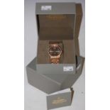 A boxed Vivienne Westwood bracelet watch with original packaging and instruction/ guarantee