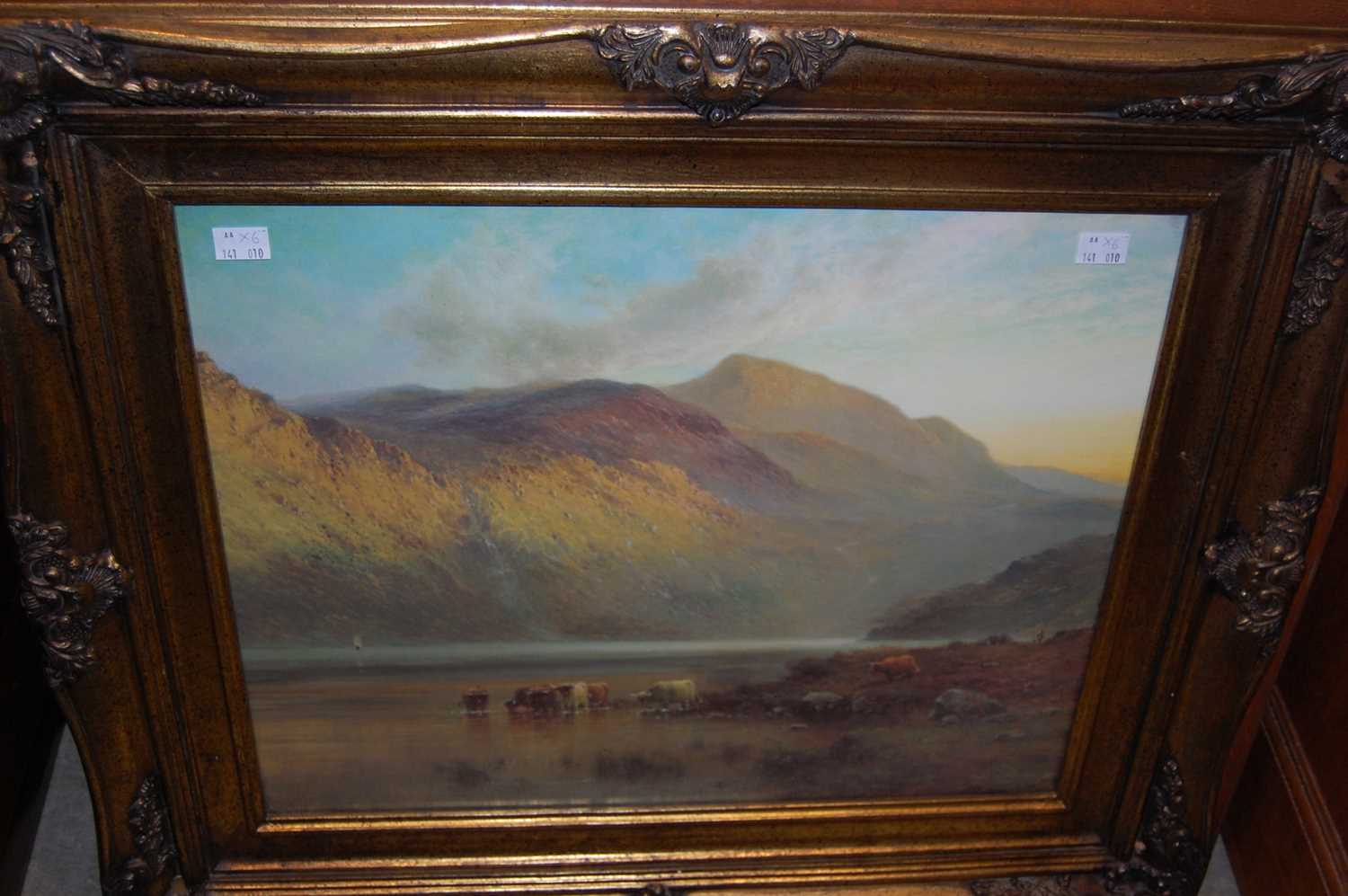 A group of six decorative pictures and prints to include 'Lochaber No More', John Blake McDonald ( - Image 4 of 6