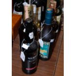 Five bottles of various whisky, wines and liqueurs comprising one bottle of Warre's Warrior