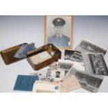 A collection of early 20th century memorabilia to include WWII interest paperwork relating to