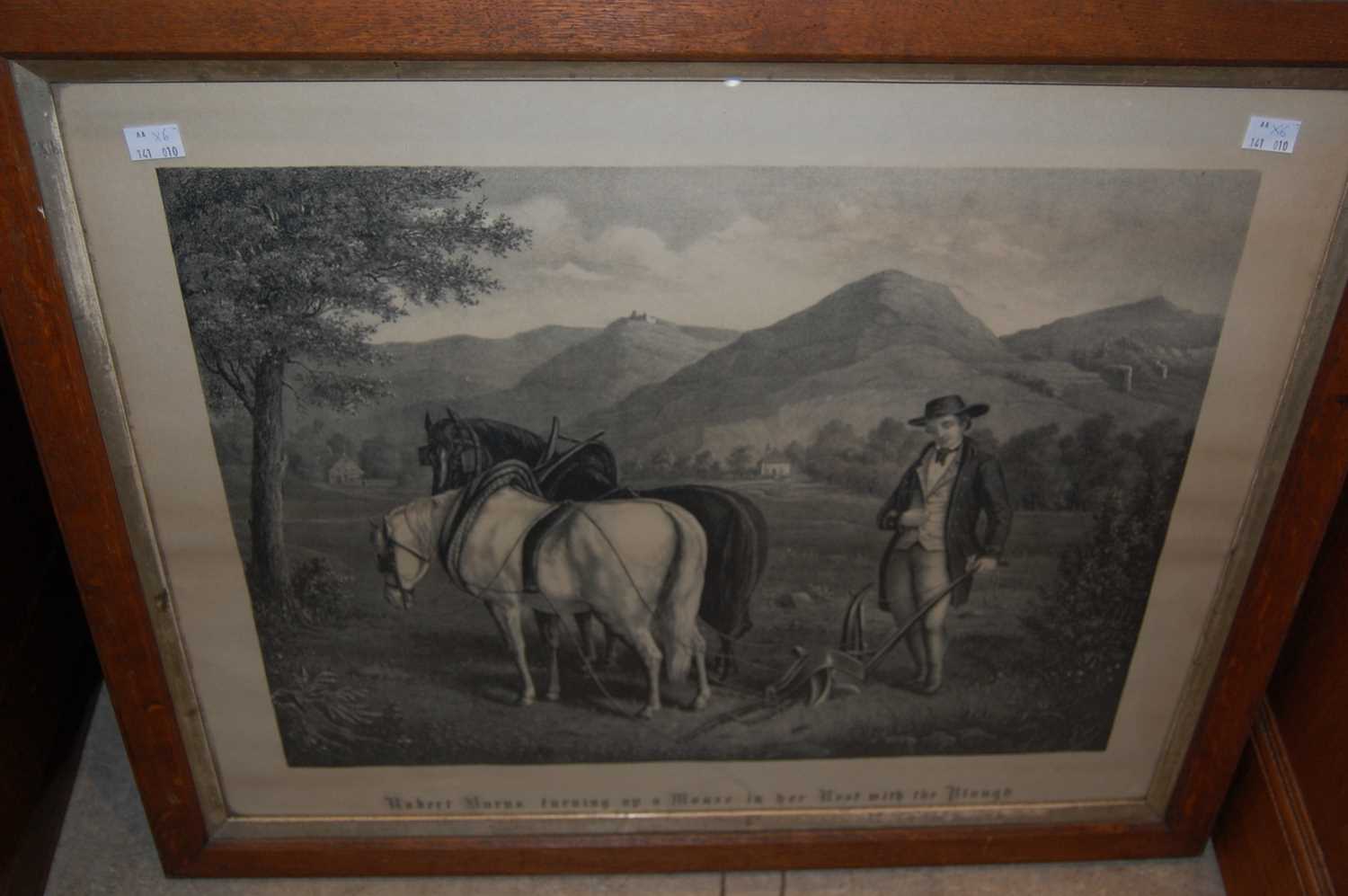 A group of six decorative pictures and prints to include 'Lochaber No More', John Blake McDonald ( - Image 3 of 6