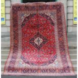A Persian Kashan carpet, 20th century,