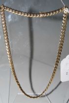 A 9ct gold necklace, 34.8 grams.