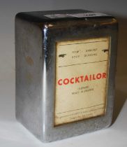 Dunhill, London - a vintage bar top cocktail recipe machine, known as "La Cocktailor", with