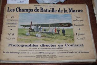 Ten issues of 'Les Champs de Bataille de la Marne, No.1, No.2, No.3, No.4, No.6, No.8, No.10, and