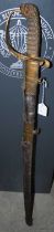 A British Naval Officers sword by E & W Seagrove, 22 & 25 Hardportsea, Naval & Military